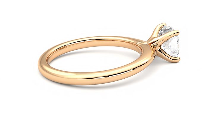 Taylor & Hart Grace Cushion Engagement Ring 360 degree image 11