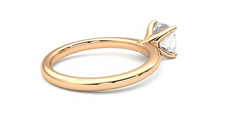 Taylor & Hart Grace Cushion Engagement Ring 360 degree image 12