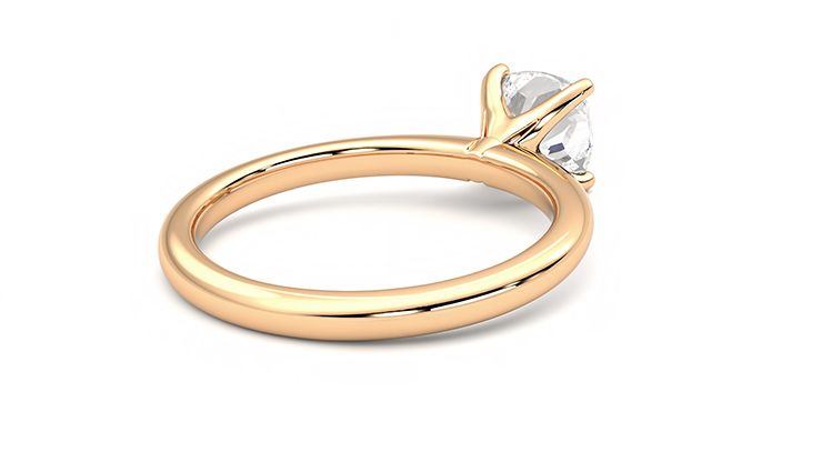 Taylor & Hart Grace Cushion Engagement Ring 360 degree image 13