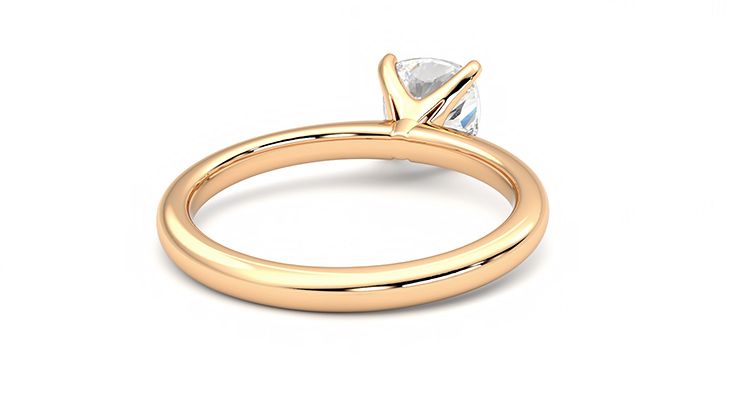 Taylor & Hart Grace Cushion Engagement Ring 360 degree image 14