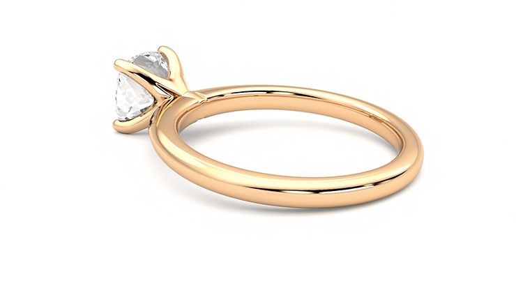 Taylor & Hart Grace Cushion Engagement Ring 360 degree image 18