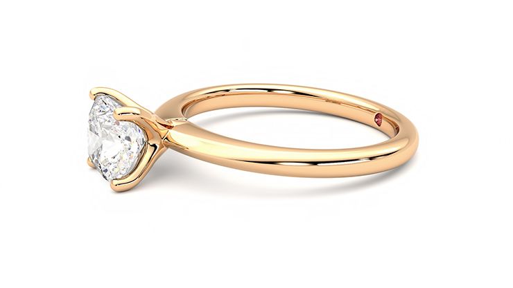 Taylor & Hart Grace Cushion Engagement Ring 360 degree image 22