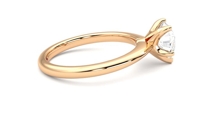 Taylor & Hart Grace Heart Engagement Ring 360 degree image 10