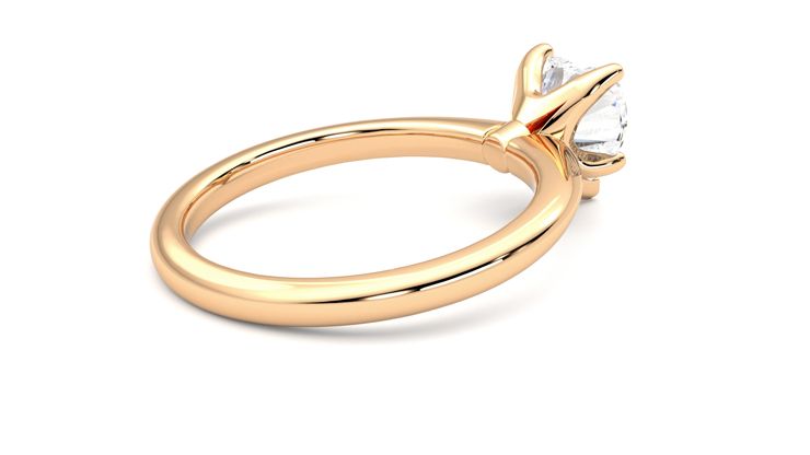 Taylor & Hart Grace Heart Engagement Ring 360 degree image 12