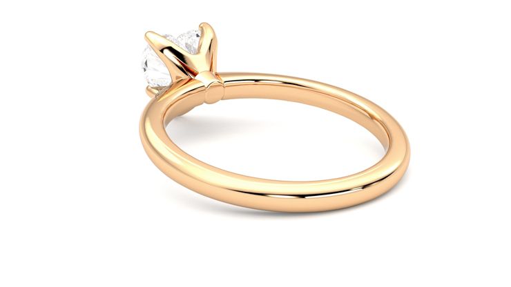 Taylor & Hart Grace Heart Engagement Ring 360 degree image 17