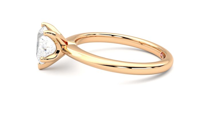 Taylor & Hart Grace Heart Engagement Ring 360 degree image 21