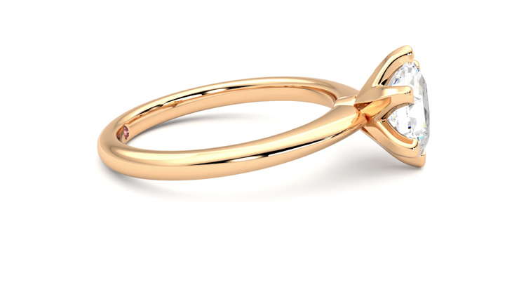 Taylor & Hart Grace Hexagonal Engagement Ring 360 degree image 9