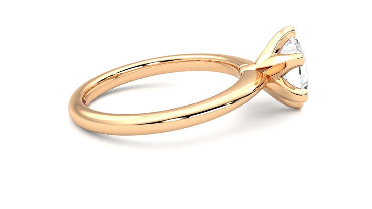 Taylor & Hart Grace Hexagonal Engagement Ring 360 degree image 10