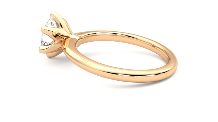 Taylor & Hart Grace Hexagonal Engagement Ring 360 degree image 19