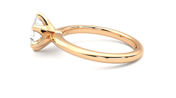 Taylor & Hart Grace Hexagonal Engagement Ring 360 degree image 20