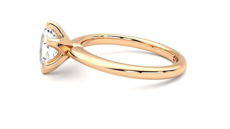 Taylor & Hart Grace Hexagonal Engagement Ring 360 degree image 21