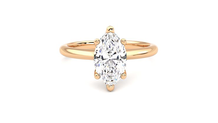 Taylor & Hart Grace Marquise Engagement Ring 360 degree image 1