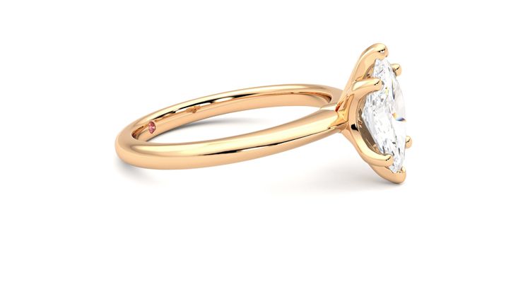 Taylor & Hart Grace Marquise Engagement Ring 360 degree image 8