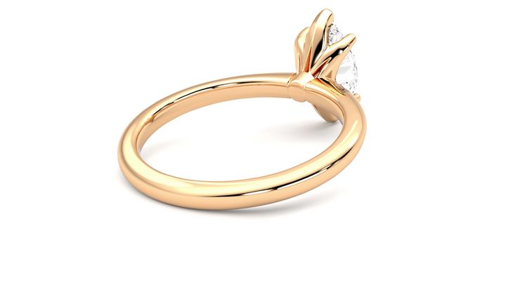 Taylor & Hart Grace Marquise Engagement Ring 360 degree image 13