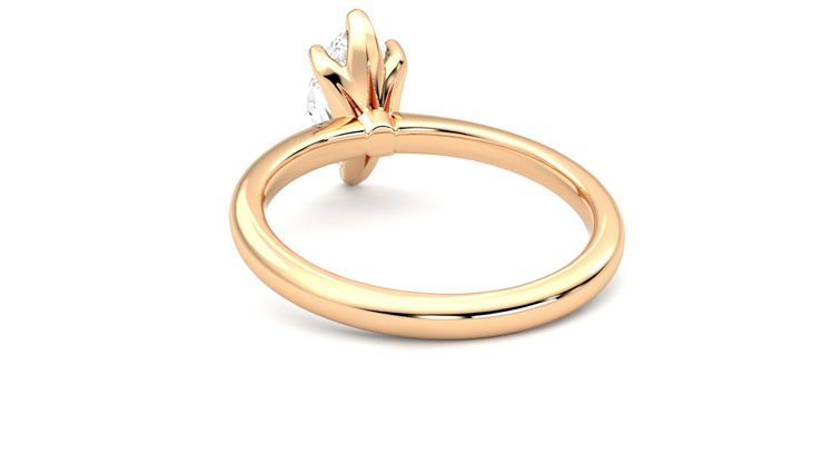 Taylor & Hart Grace Marquise Engagement Ring 360 degree image 16