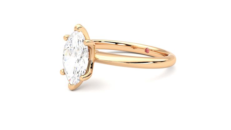 Taylor & Hart Grace Marquise Engagement Ring 360 degree image 24