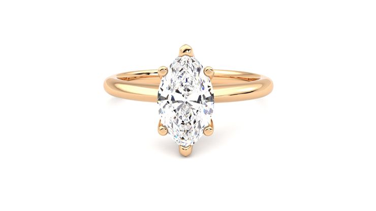 Taylor & Hart Grace Marquise Engagement Ring 360 degree image 29