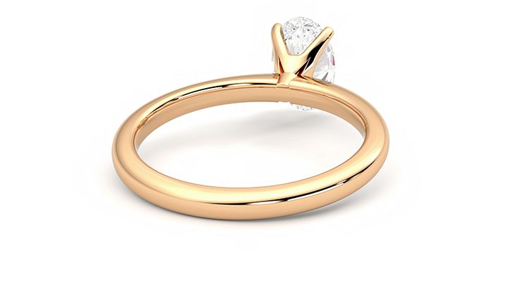 Taylor & Hart Grace Oval Engagement Ring 360 degree image 14