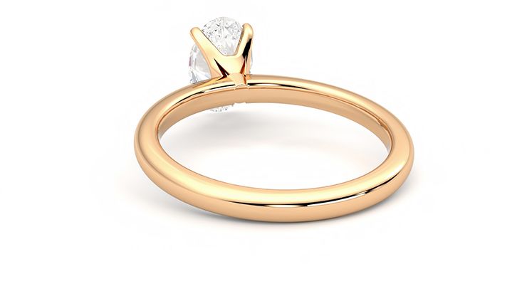 Taylor & Hart Grace Oval Engagement Ring 360 degree image 16