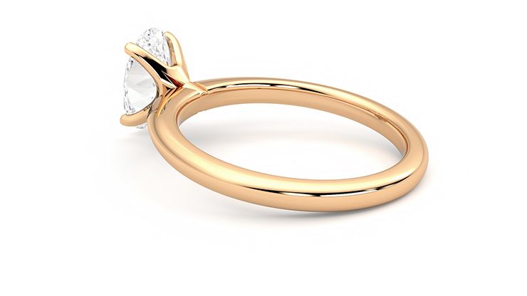 Taylor & Hart Grace Oval Engagement Ring 360 degree image 18