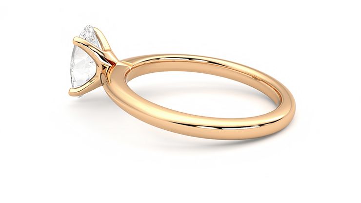 Taylor & Hart Grace Oval Engagement Ring 360 degree image 19