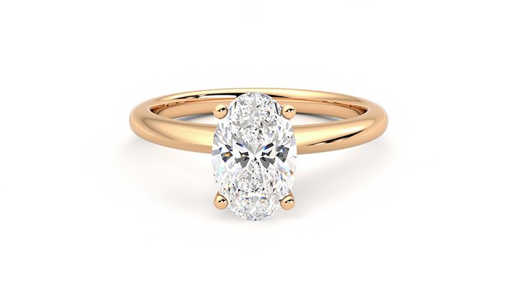 Taylor & Hart Grace Oval Engagement Ring 360 degree image 29