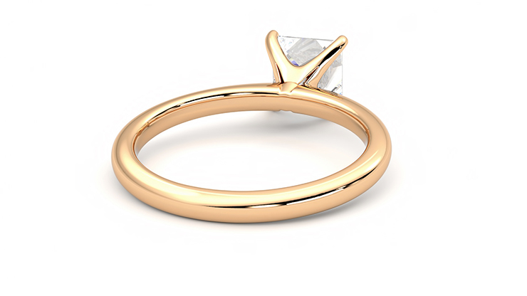 Taylor & Hart Grace Princess Engagement Ring 360 degree image 14