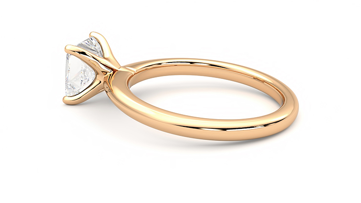 Taylor & Hart Grace Princess Engagement Ring 360 degree image 19