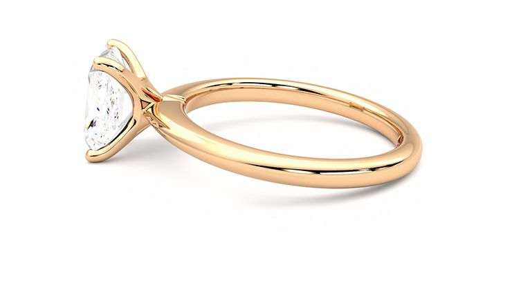 Taylor & Hart Grace Radiant Engagement Ring 360 degree image 20