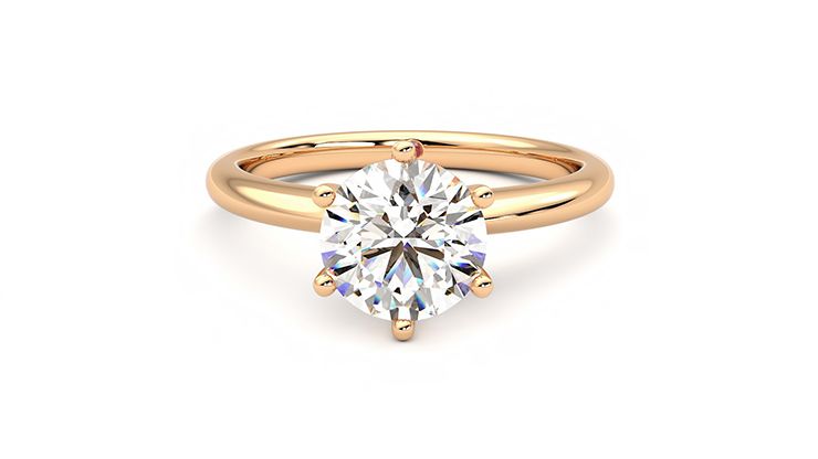 Taylor & Hart Grace Round Engagement Ring 360 degree image 0