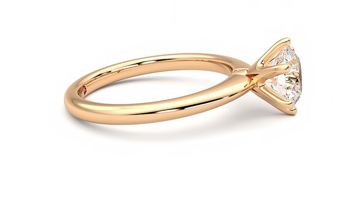 Taylor & Hart Grace Round Engagement Ring 360 degree image 10