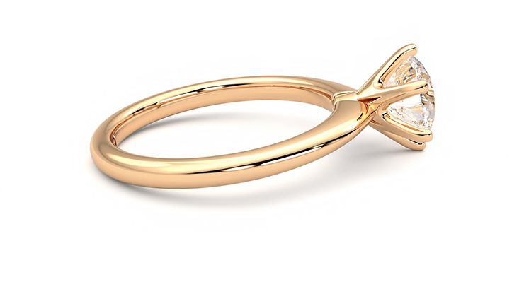 Taylor & Hart Grace Round Engagement Ring 360 degree image 11