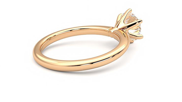 Taylor & Hart Grace Round Engagement Ring 360 degree image 13