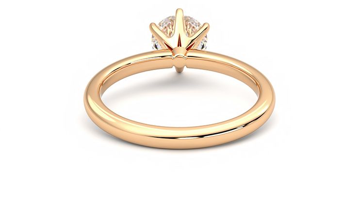 Taylor & Hart Grace Round Engagement Ring 360 degree image 16