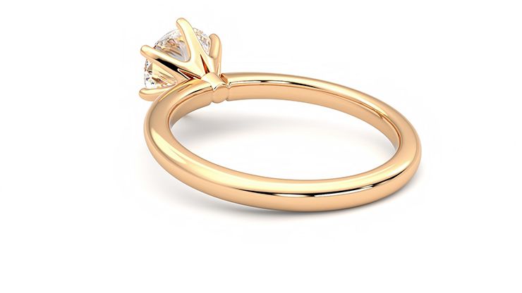 Taylor & Hart Grace Round Engagement Ring 360 degree image 18
