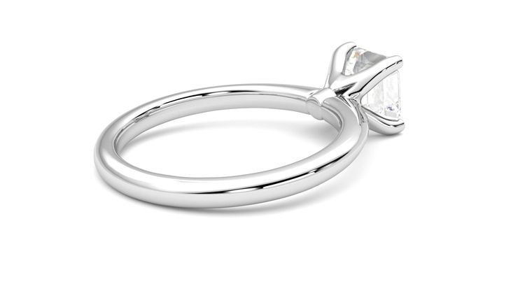 Taylor & Hart Grace Asscher Engagement Ring 360 degree image 12