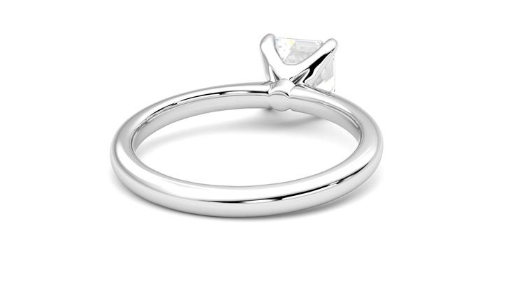 Taylor & Hart Grace Asscher Engagement Ring 360 degree image 14