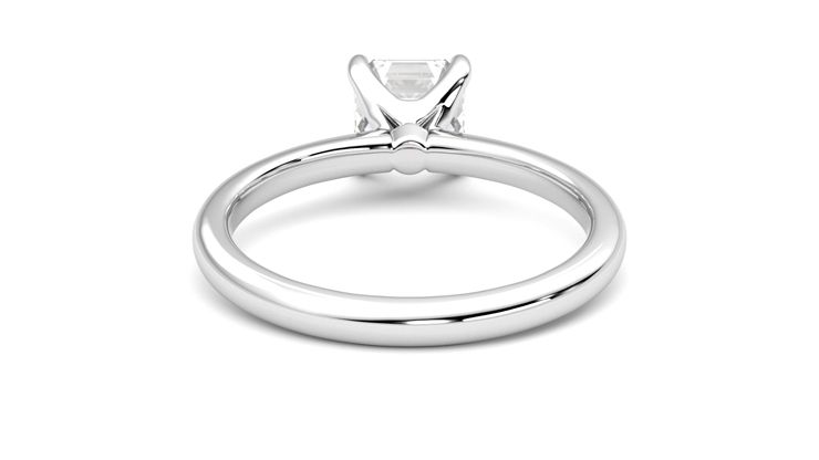 Taylor & Hart Grace Asscher Engagement Ring 360 degree image 15