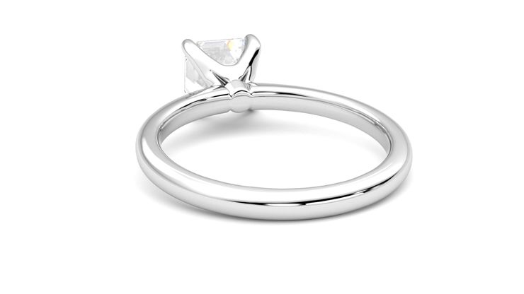 Taylor & Hart Grace Asscher Engagement Ring 360 degree image 16