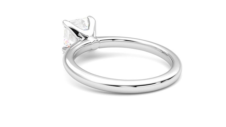 Taylor & Hart Grace Asscher Engagement Ring 360 degree image 17