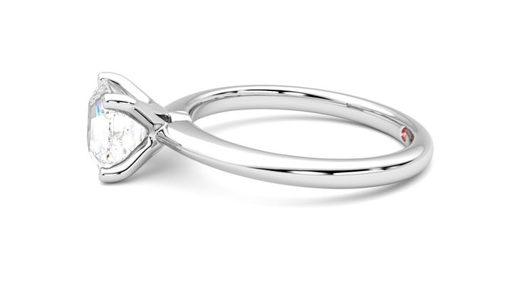 Taylor & Hart Grace Asscher Engagement Ring 360 degree image 21