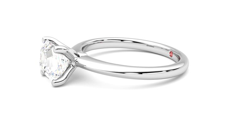Taylor & Hart Grace Asscher Engagement Ring 360 degree image 22