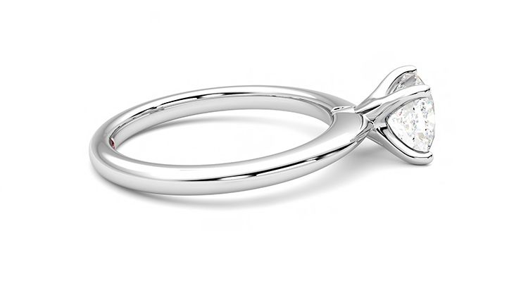 Taylor & Hart Grace Cushion Engagement Ring 360 degree image 10