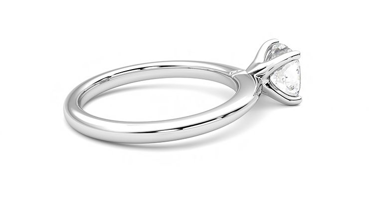 Taylor & Hart Grace Cushion Engagement Ring 360 degree image 11