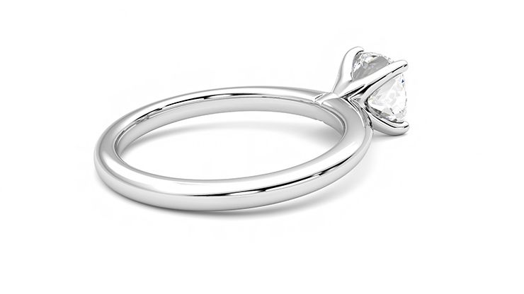 Taylor & Hart Grace Cushion Engagement Ring 360 degree image 12