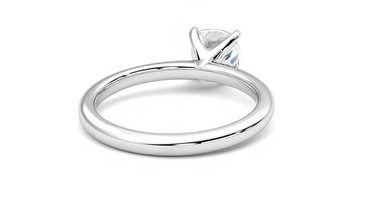 Taylor & Hart Grace Cushion Engagement Ring 360 degree image 14
