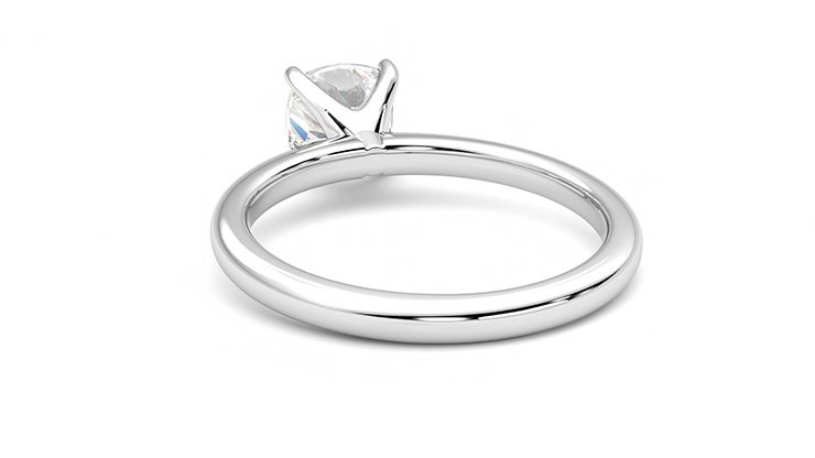 Taylor & Hart Grace Cushion Engagement Ring 360 degree image 16