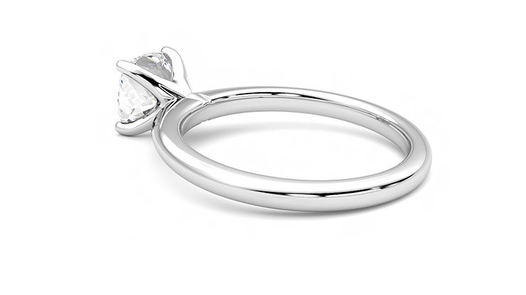 Taylor & Hart Grace Cushion Engagement Ring 360 degree image 18