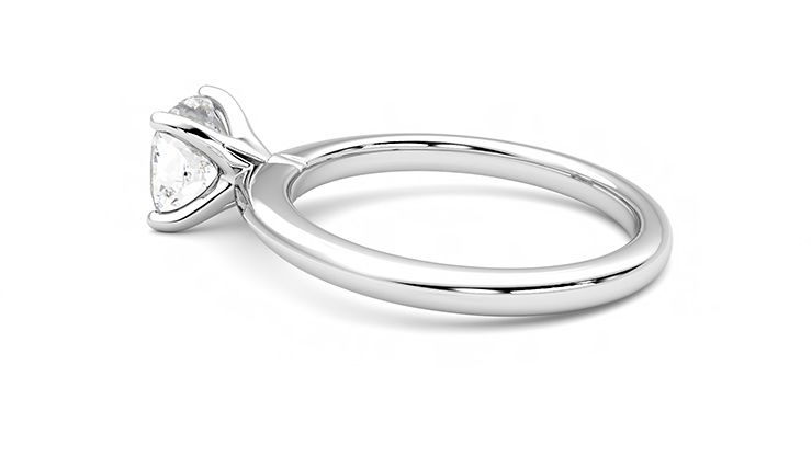 Taylor & Hart Grace Cushion Engagement Ring 360 degree image 19
