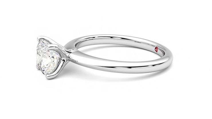 Taylor & Hart Grace Cushion Engagement Ring 360 degree image 22
